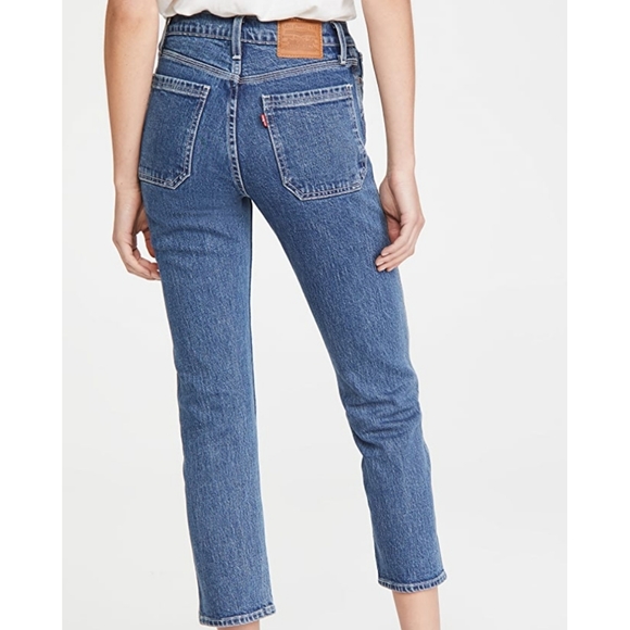 Levi's Premium Wedgie High Rise Straight Jeans - Picture 3 of 5